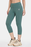 Zelocity All Day 3/4Th Yoga Leggings - Sagebrush Green — thumbnail 3